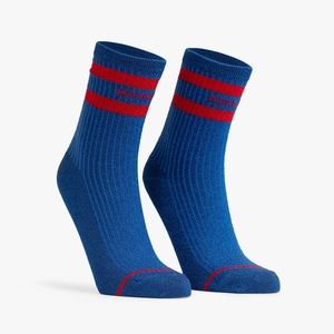 Mother Blue Lurex Socks